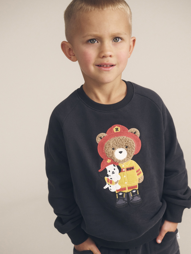 HUXBABY | Fireman Hux Sweatshirt - Soft Black - Image 4
