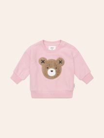 HUXBABY | Furry Huxbear Sweatshirt - Blush