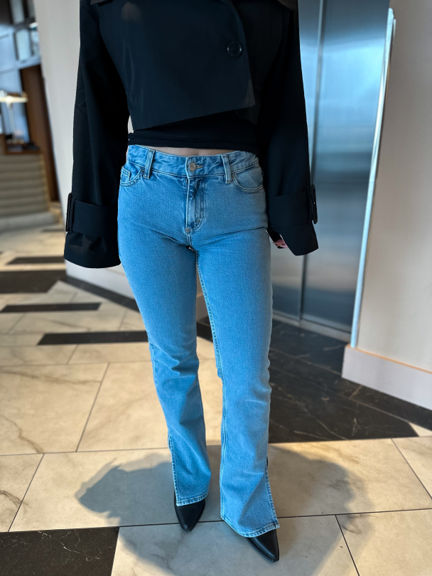 Slit Denim - Blue - Image 1