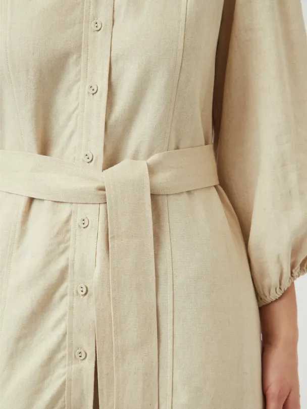 Flaxy Linen Dress - Image 2