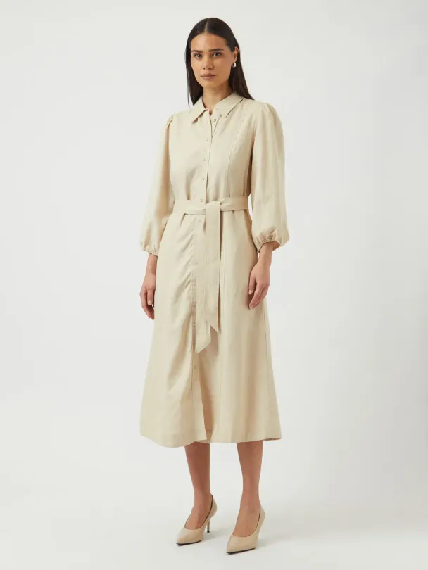 Flaxy Linen Dress - Image 4