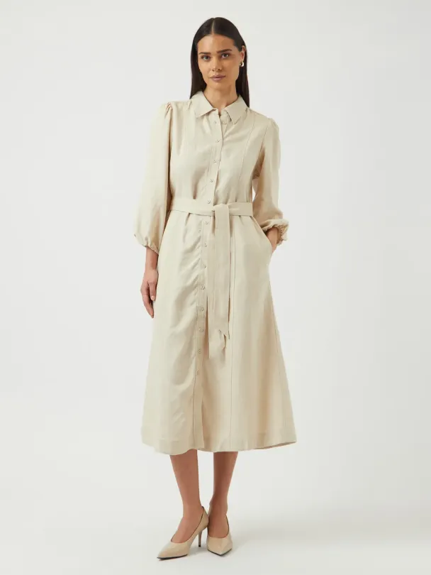 Flaxy Linen Dress - Image 1