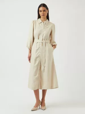 Flaxy Linen Dress