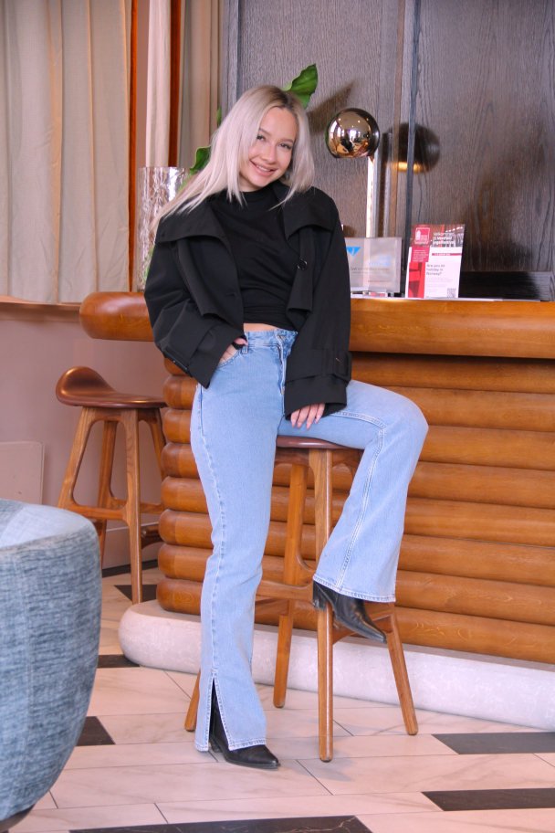 Slit Denim - Blue - Image 4