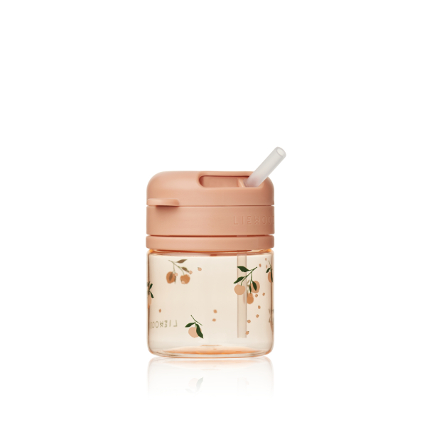 Liewood | Pavia Tritan Straw Cup 280 ml - Peach/Sea Shell - Image 2