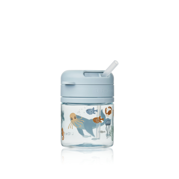 Pavia Tritan Straw Cup 280 ml - Sea Creature/Sandy - Image 2