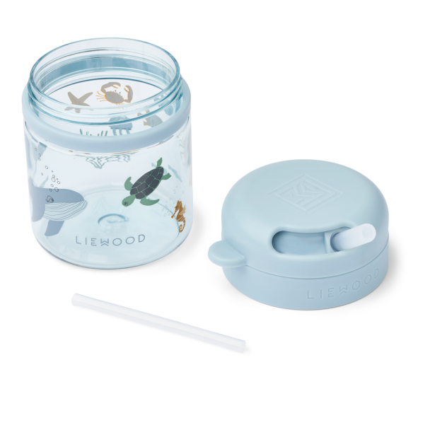 Pavia Tritan Straw Cup 280 ml - Sea Creature/Sandy - Image 4