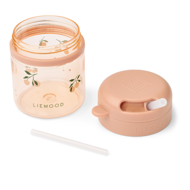Liewood | Pavia Tritan Straw Cup 280 ml - Peach/Sea Shell - Image 4