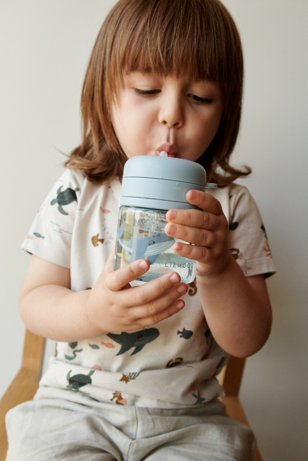 Pavia Tritan Straw Cup 280 ml - Sea Creature/Sandy - Image 5