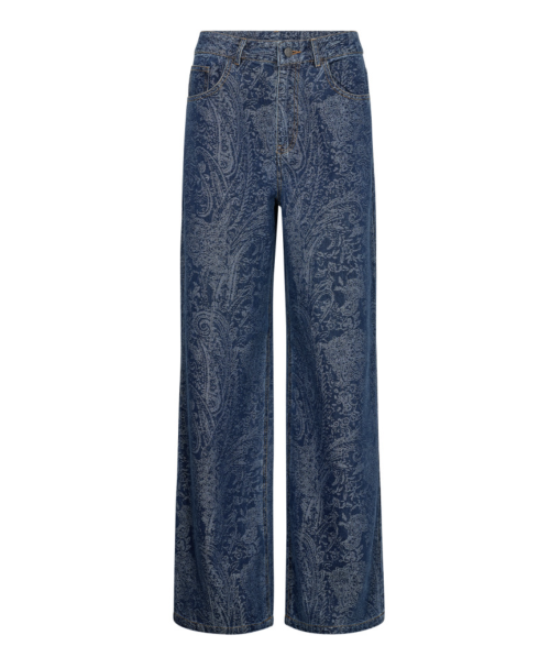 Dean Denim Wide Pants         |        Dean Denim Wide Pants fra Co'Couture