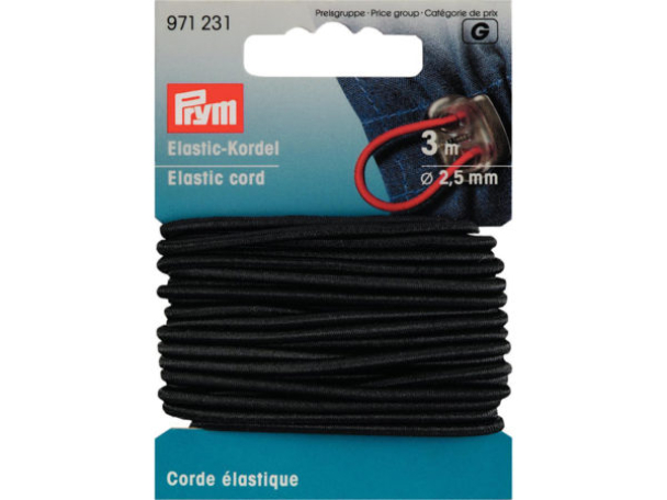 Prym Elastisk strikk 2,5mm 3m  - Image 2