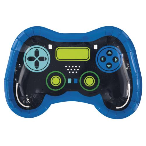 Papptallerken GAMER PARTY 23 cm