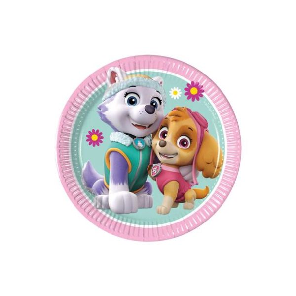 Papptallerken SKYE &  EVEREST Paw Patrol 20cm 8 stk