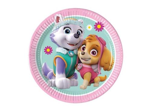Papptallerken SKYE &  EVEREST Paw Patrol 20cm 8 stk