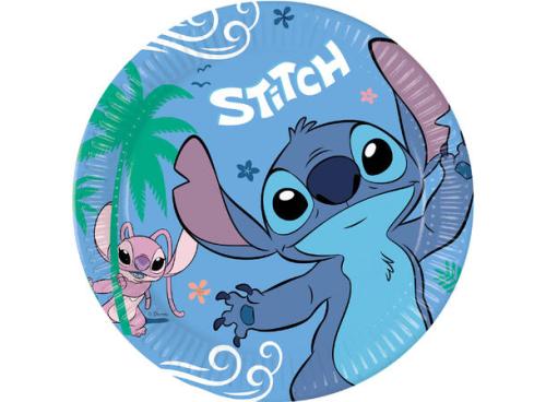 Papptallerken Stitch & Angel 23 cm