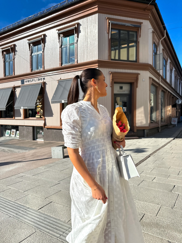 Fabienne Dress - Powder - Image 7