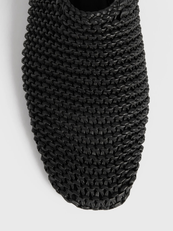 Woven Leather Ballerinas  - Image 6