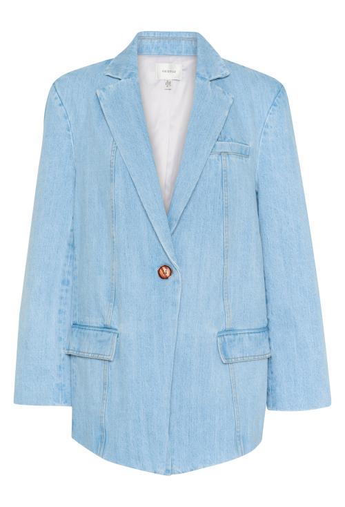 Vella Blazer - Light Blue Washed