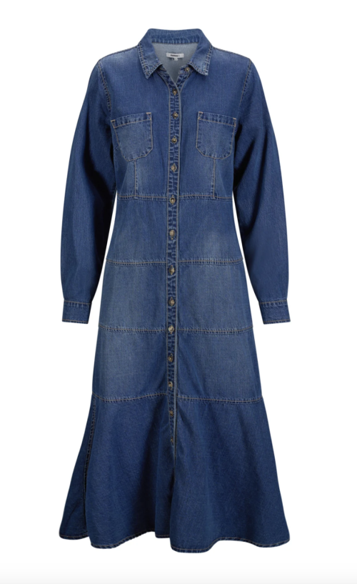 Provence Dress Dk. Blue             |                 Provence Dress Dk. Blue fra Katrin Uri
