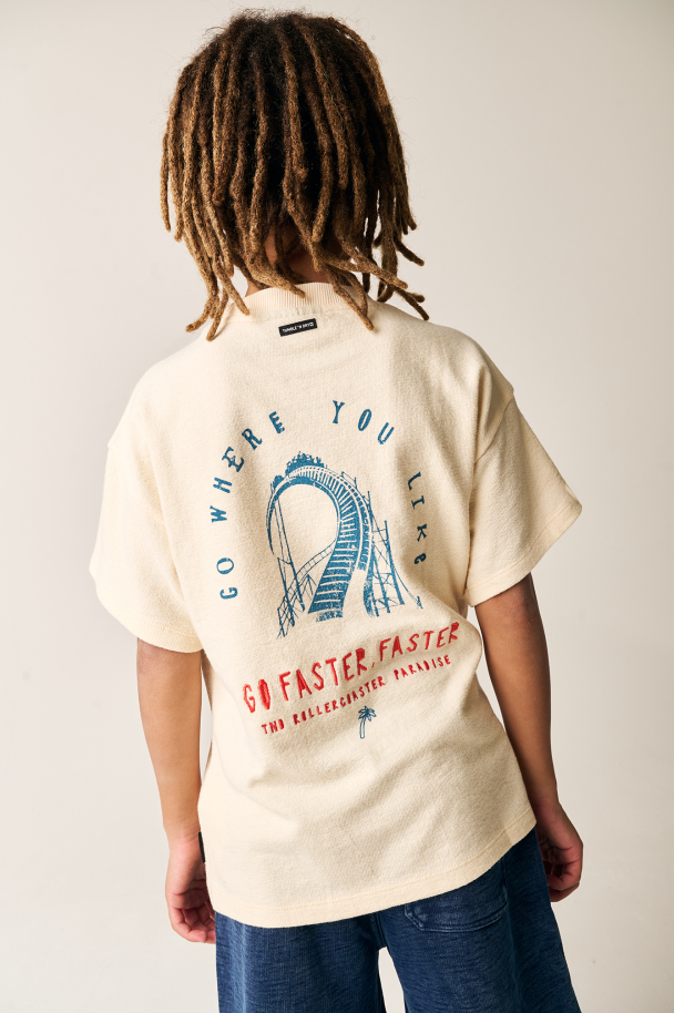 Tumble ´N Dry | Thunderbolt T-skjorte - Sandshell - Image 5