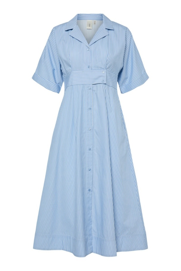 Astor 2/4 Midi Dress - Clear Sky/Stripes