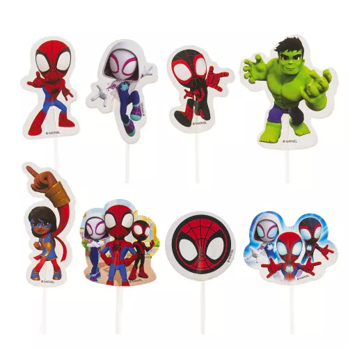Kaketopper Spidey 16 stk