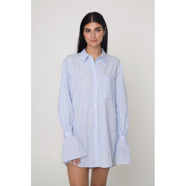 Jules Shirt - Blue/Stripe