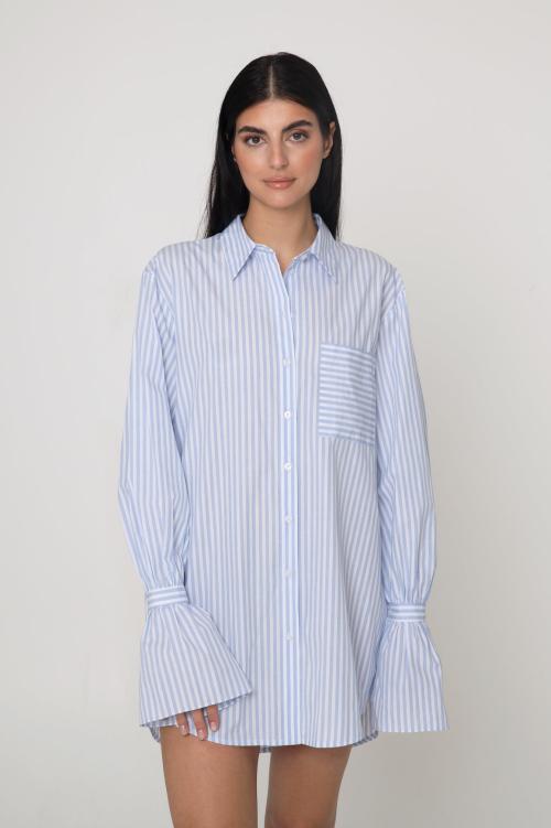 Jules Shirt - Blue/Stripe