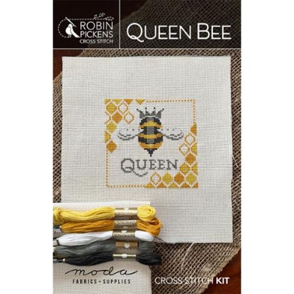 Queen bee korsstings broderi kit