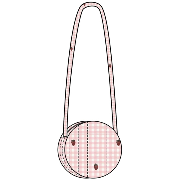 Flöss | Dolly Mini Shoulder Bag - Pink Berry Gingham