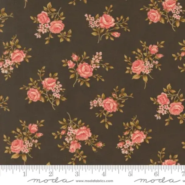 Collections for a Cause-Rose Bouquet floral Chocolate Brown