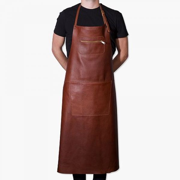 Amazing apron extra long brown