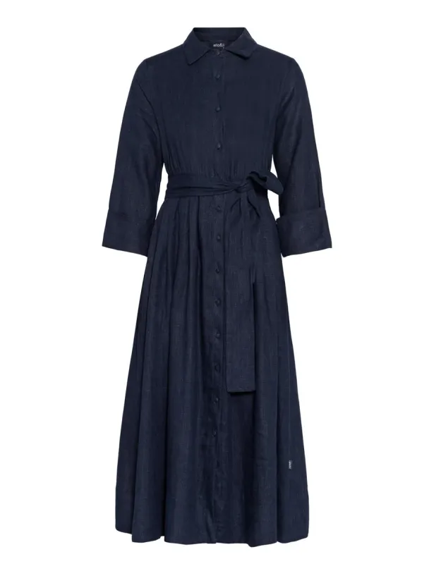 Marja Long Linen Dress