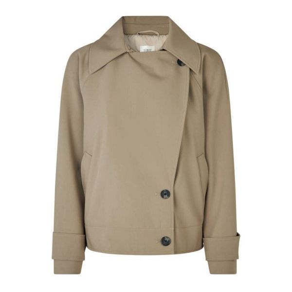 Silvie Trench Jacket - Fallen Rock 