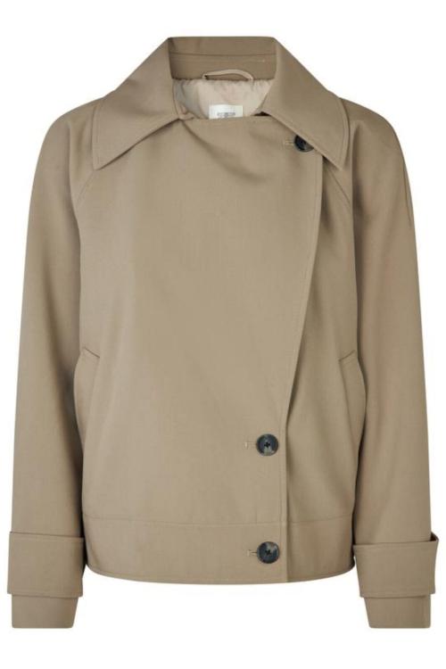 Silvie Trench Jacket - Fallen Rock 