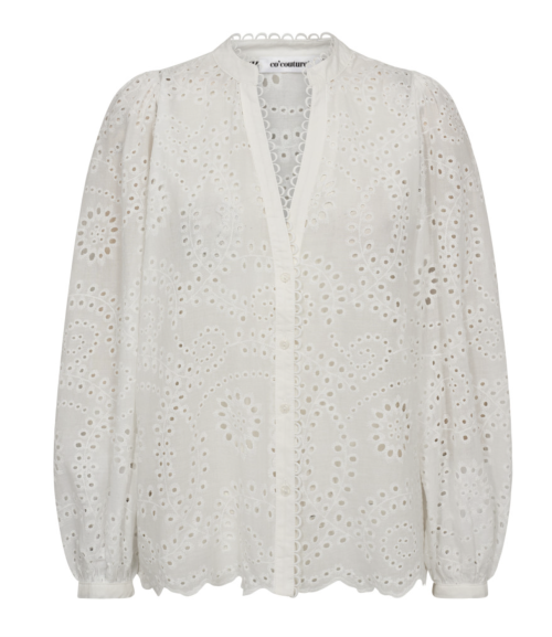 Giselle Anglaise V-Shirt            |             Giselle Anglaise V-Shirt fra Co´Couture