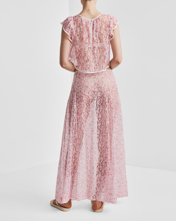 Lace Ruffle Skirt -Antique Brass - Image 5