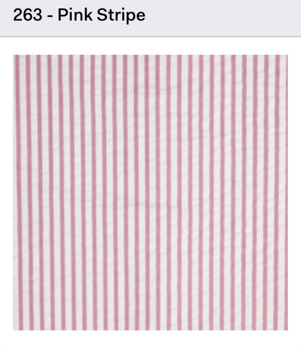 Seersucker Midi Dress - Pink Stripe  - Image 1