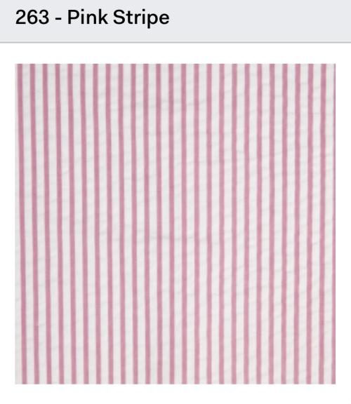 Seersucker Midi Dress - Pink Stripe 