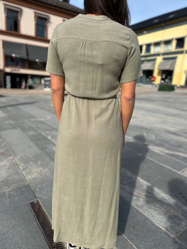 Viva-Damina Ankle Dress - Vetiver - Image 2