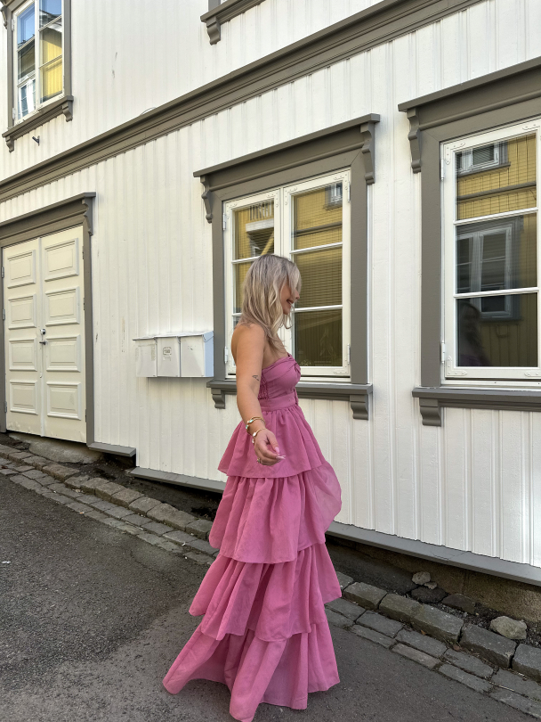 Alaya Maxi Dress - Soft Pink - Image 4