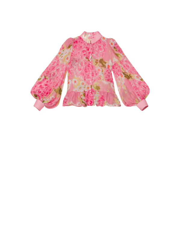Organza Shirt - Cherry Blossom 