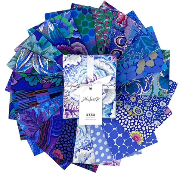  Kaffe Fassett- Collective- Fat Quarter Bundle -Lake - Image 1
