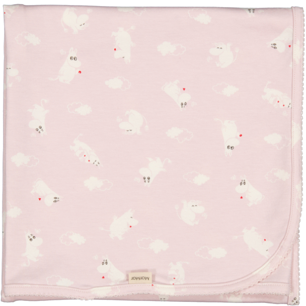 Alida Blanket Modal Smooth - Rose Moomin