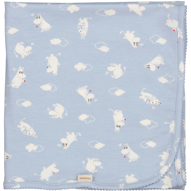 Alida Blanket Modal Smooth - Blue Moomin