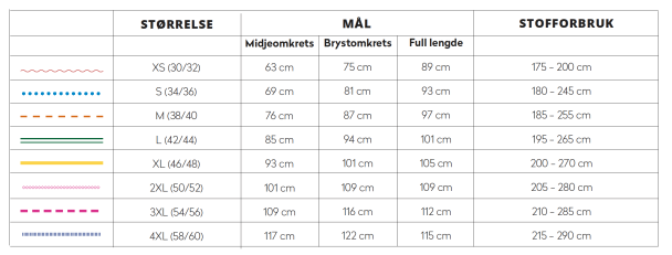 Jerseykjole med sving - Image 2