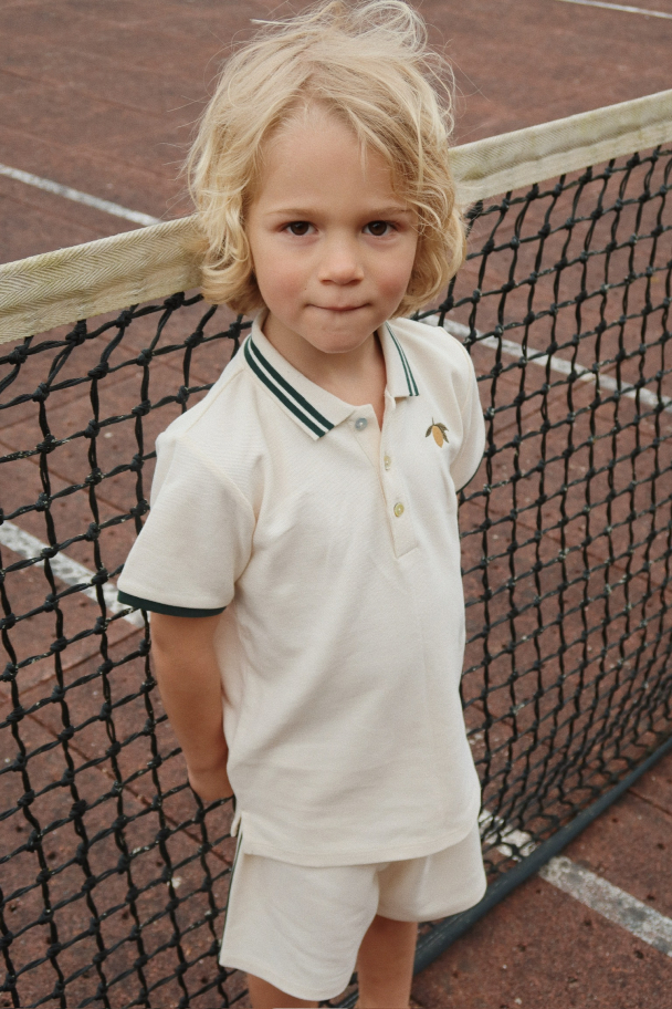 Florian Polo Shirt - Antique White - Image 5