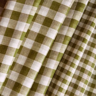 Gingham Off-White Matcha Leaf - 60cm