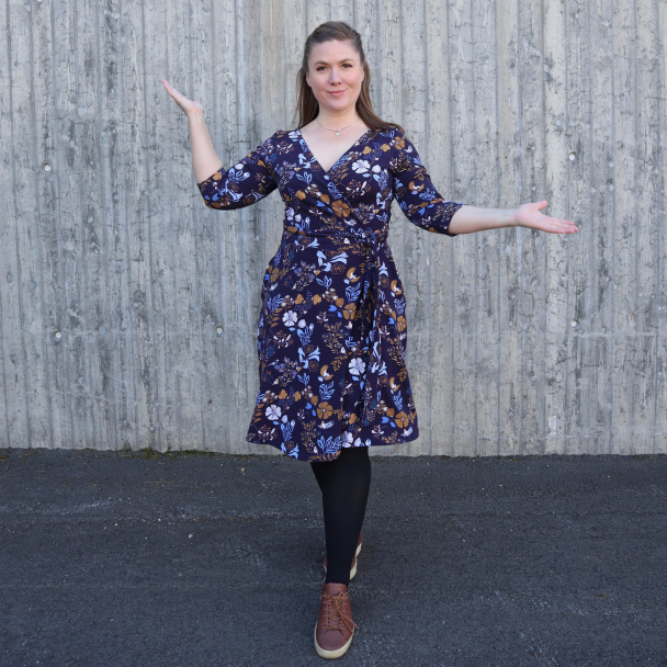 Wivi Wrap omslagskjole - Image 2