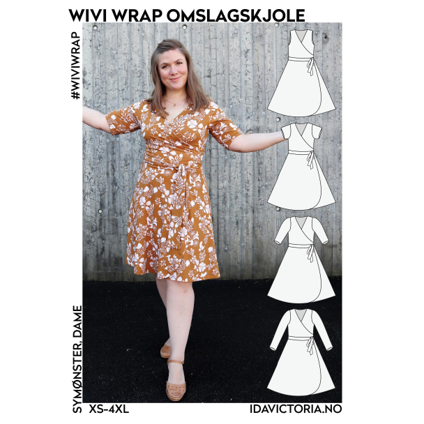 Wivi Wrap omslagskjole - Image 1